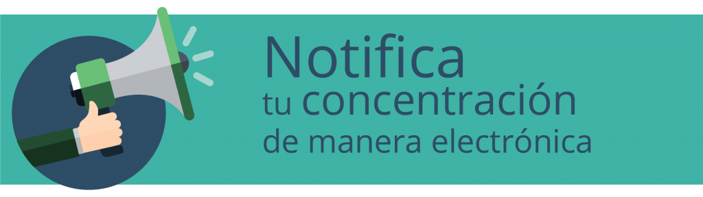 Notifica tu concentración