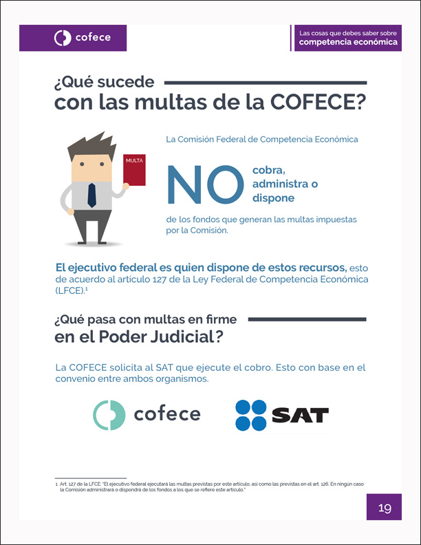 ¿Qué sucede con las multas de la COFECE?