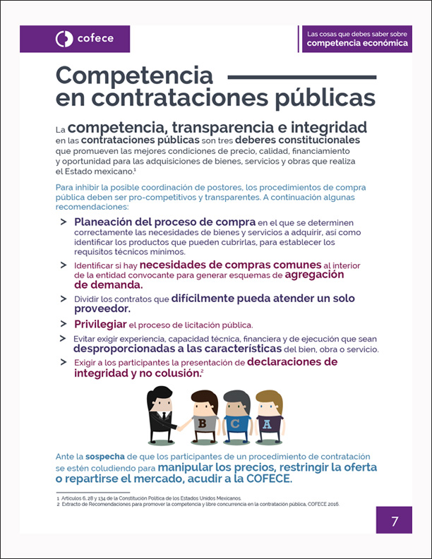 Competencia en contrataciones públicas