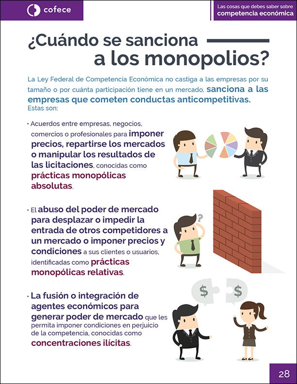 ¿Cuándo se sanciona a los monopolios?