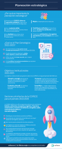 Infografía del Plan Estratégico 2022-2025 de la Cofece
