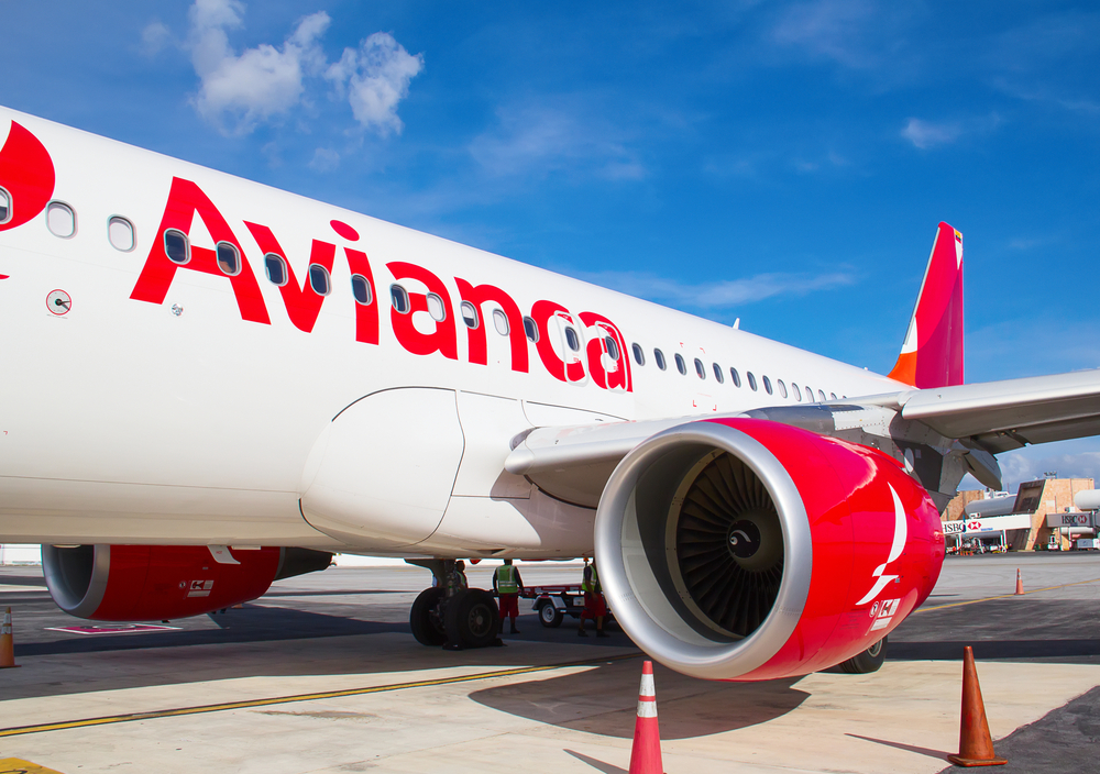 Cancun,-,October,19:,Avianca,A-330,Disembarking,Passengers,After,Arriving