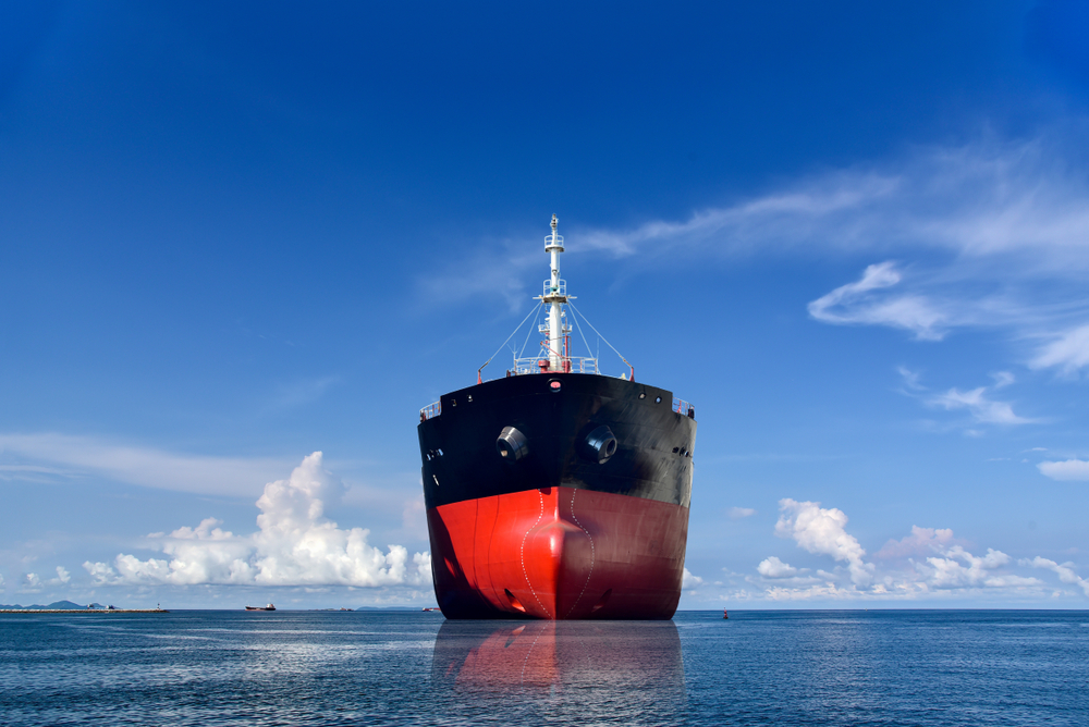 International,Freight,Ship,At,Sea,,Cargo,Ship,,Sailing,,Ocean,Liner.