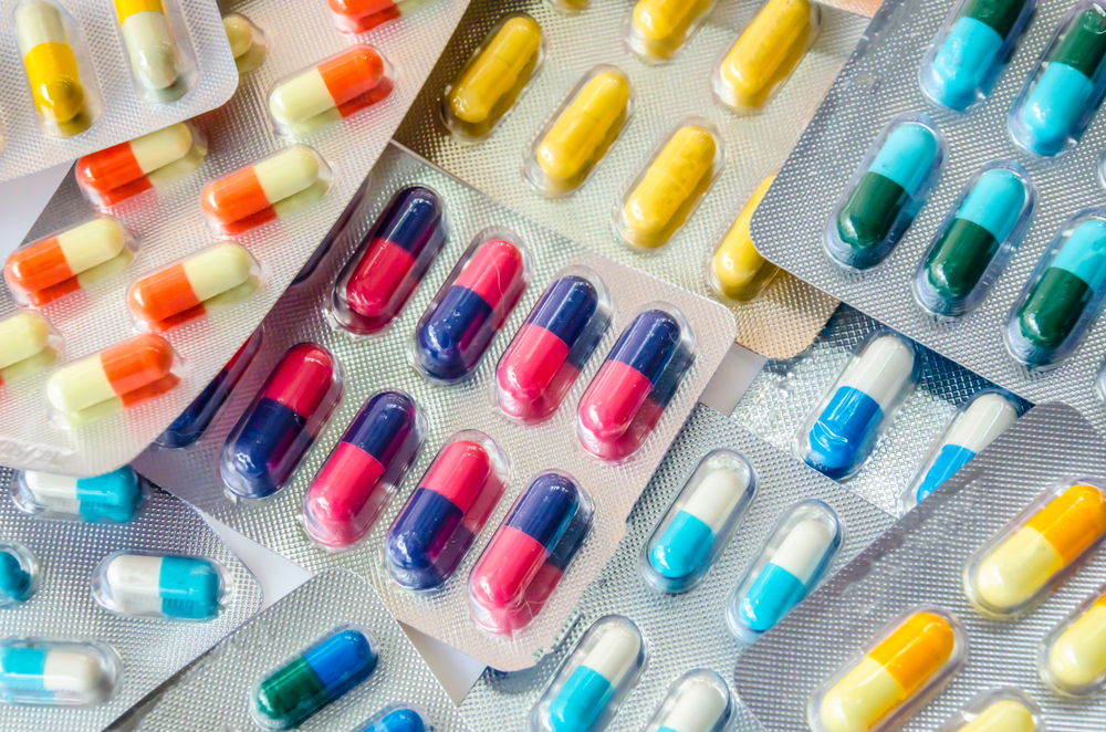 Pharmaceuticals,Antibiotics,Pills,Medicine,/colorful,Antibacterials,Pills,On,White,Background