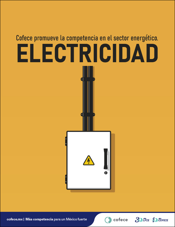Cofece promueve la competencia en el sector energético.Electricidad
