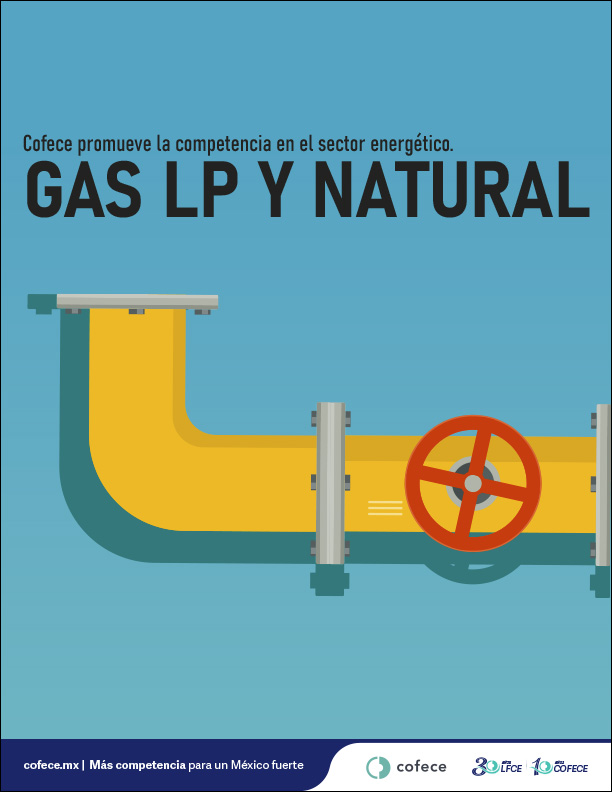 Cofece promueve la competencia en el sector energético. Gas LP y natural