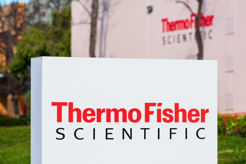 Thermo,Fisher,Scientific,Sign,At,The,Biotechnology,Product,Development,Company