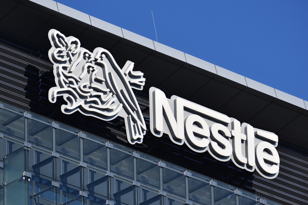 Nestle,Logo,,Signage,On,The,Facade,Of,Coty,Eastern,Europe