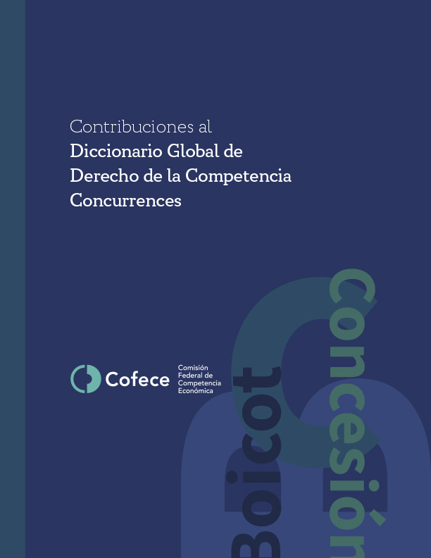 Portada Contribuciones al Diccionario Global de Derecho de la Competencia Concurrences