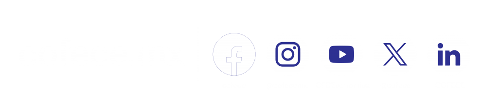 Síguenos en nuestras redes sociales. Facebook -cofece Instagram- @cofecemx YouTube - CFCEconomica X - @cofece LinkedIn- COFECE