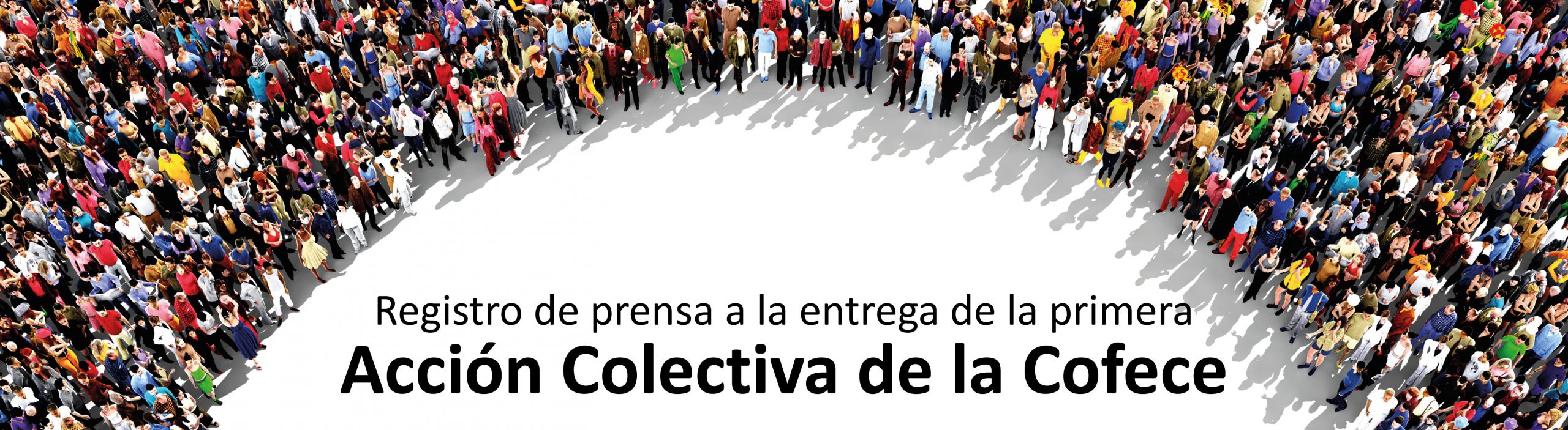 Invitación a la primera acción colectiva entregada por Cofece