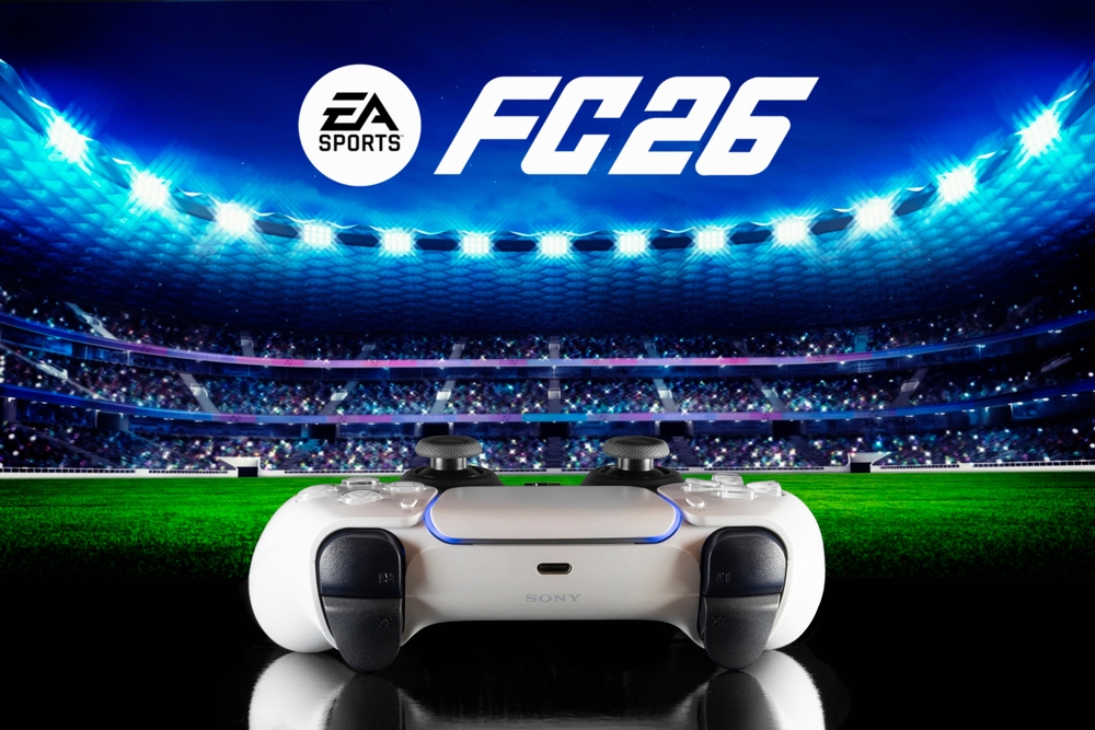 Playstation,5,Controller,With,Ea,Fc,26,On,Tv,Screen,