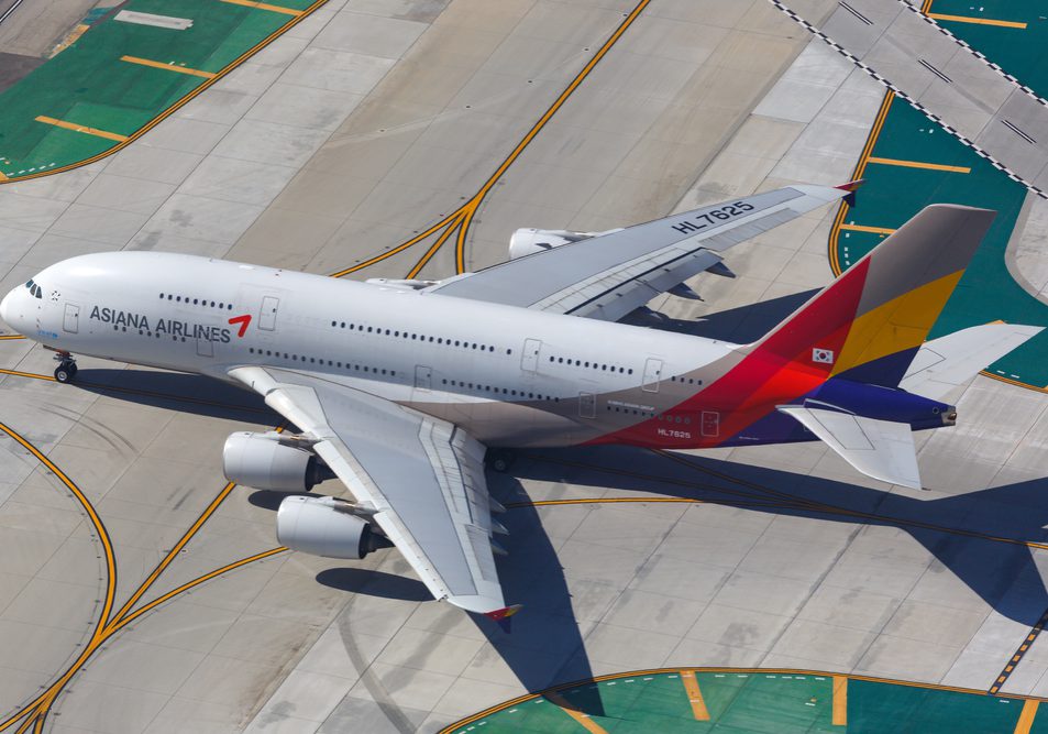Los,Angeles,,Usa,-,20.,February,2016:,Asiana,Airlines,Airbus