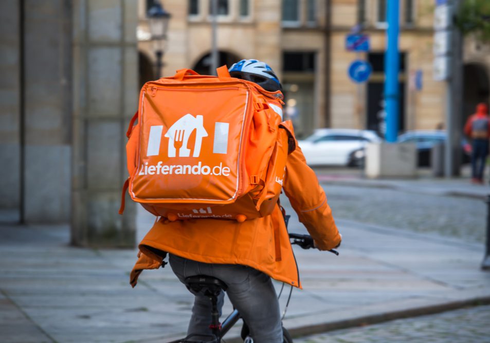 Dresden,germany-may,2021:,Lieferando,Delivery,Is,An,Intermediary,Online,Portal,Between