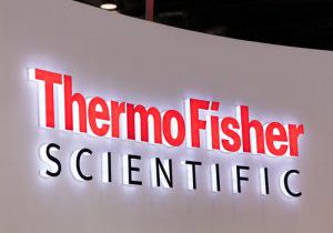 Beijing,,China,,October,12,,2017:,Thermo,Fisher,Scientific,Sign;,Thermo